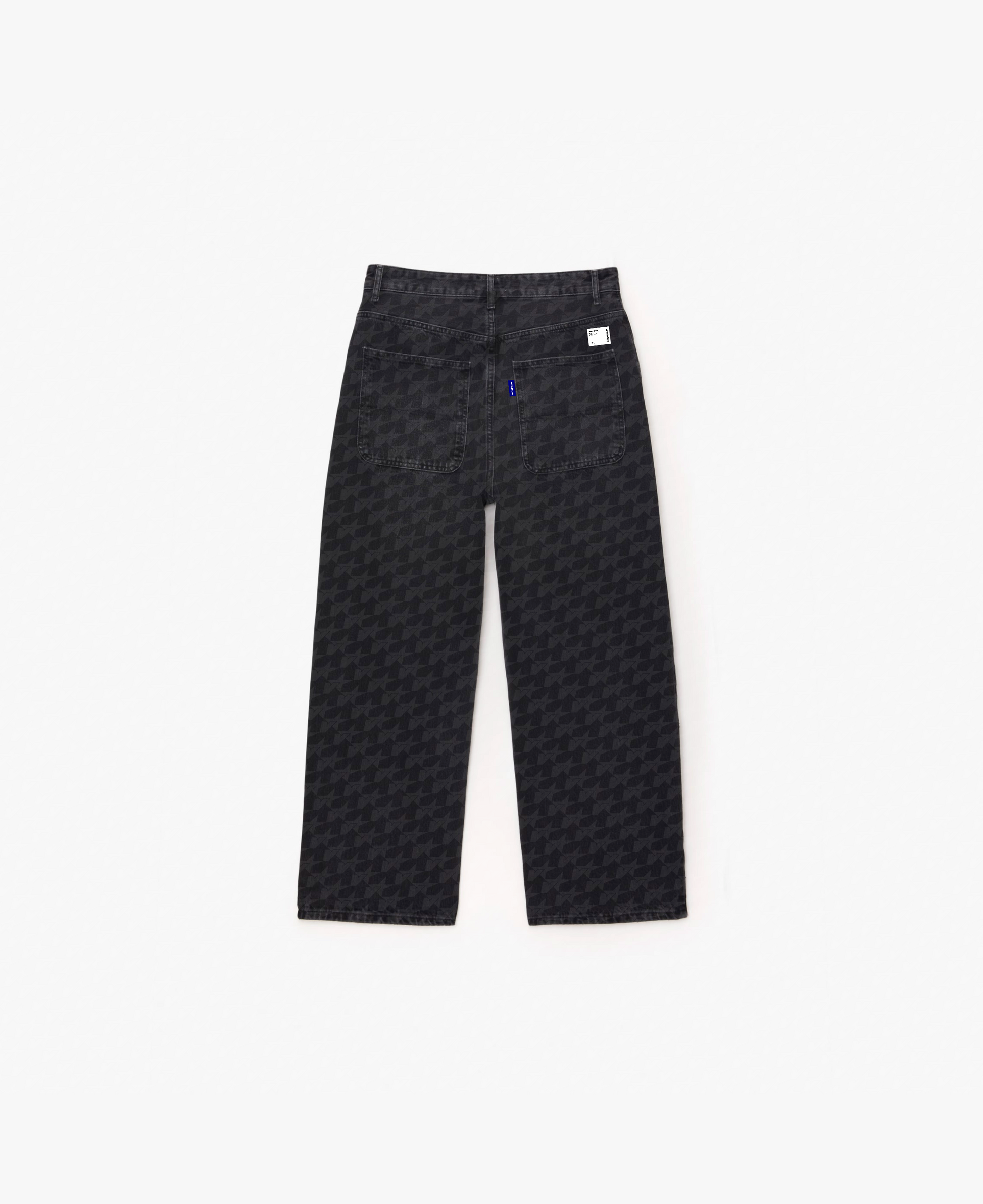 Printed Washed pants