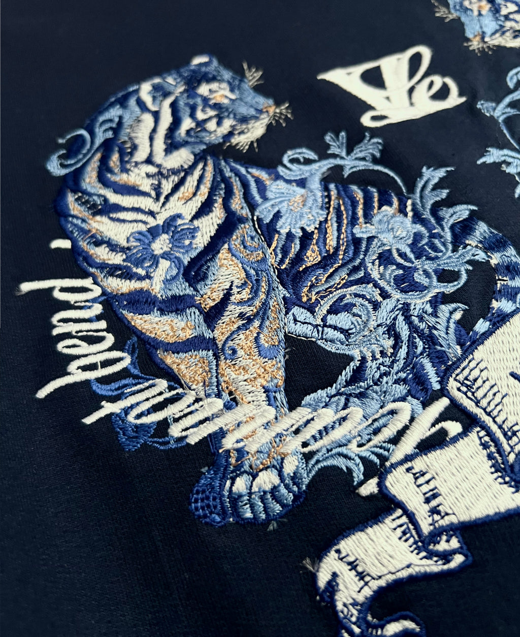 Tiger Embroidered Tee