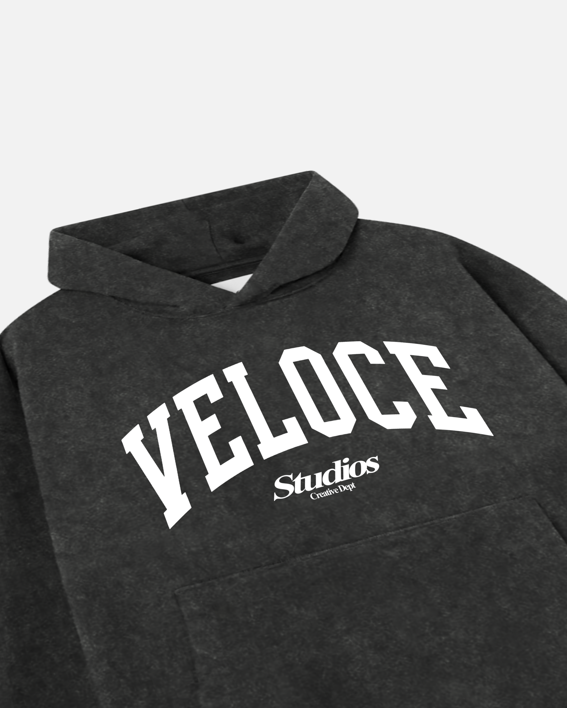 Veloce washed signature Hoodie