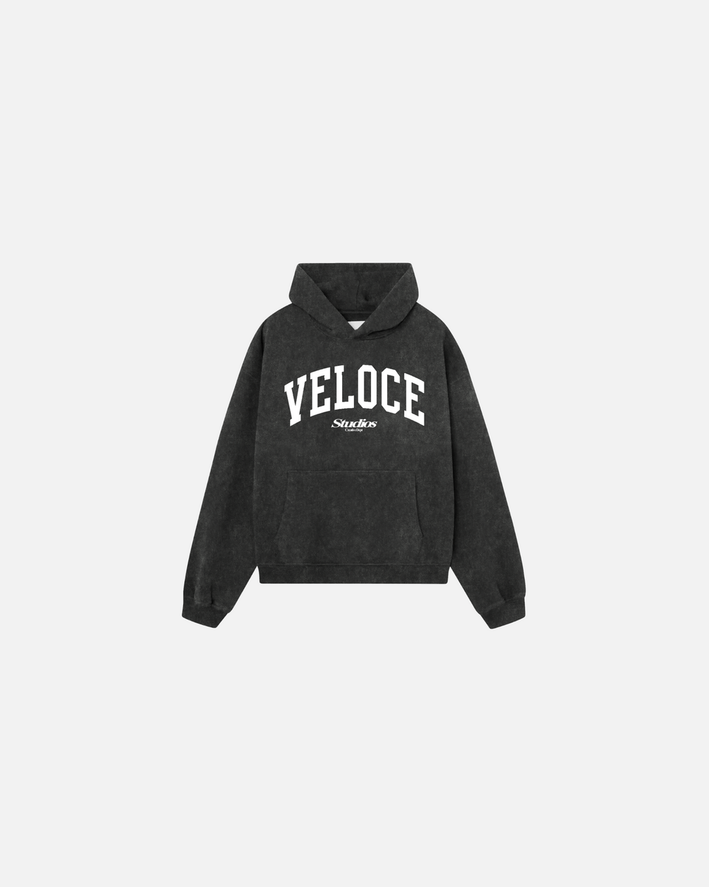 Veloce washed signature Hoodie