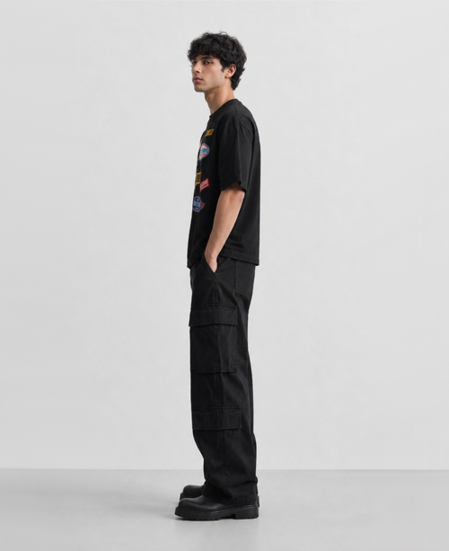 Black Rally Racer Tee