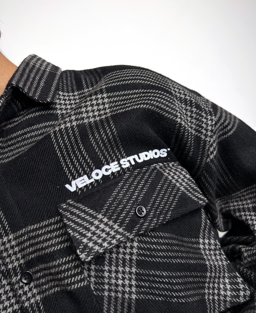 Black summer Flannel Shirt