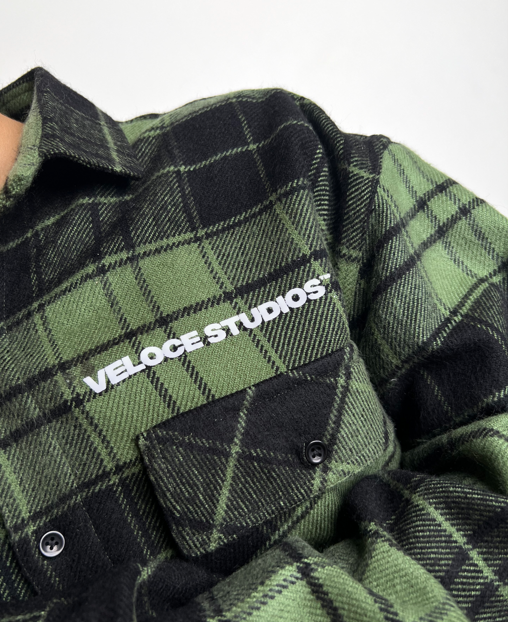 Green summer Flannel Shirt