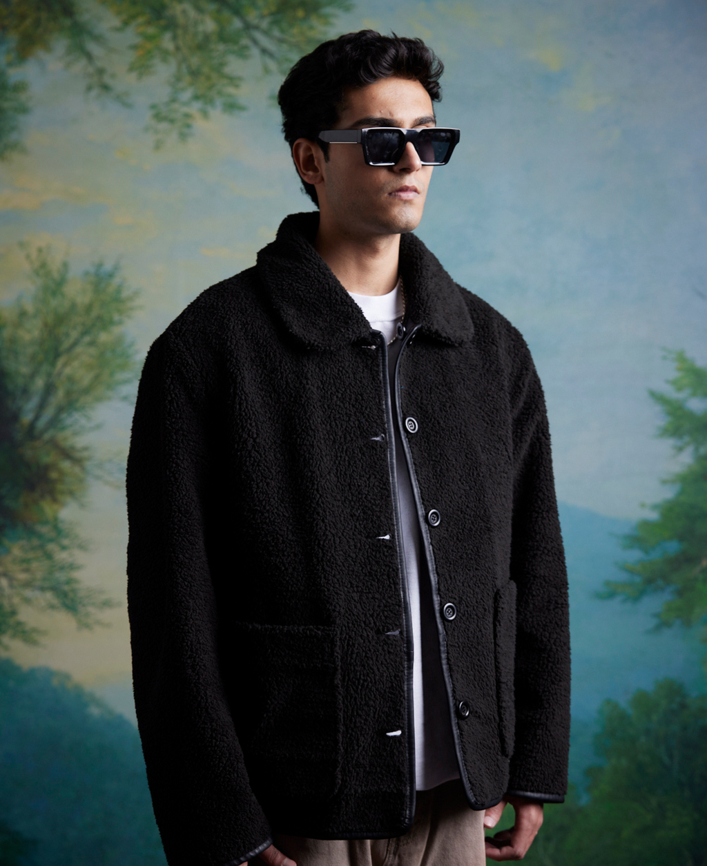 LEATHER REVERSIBLE JACKET