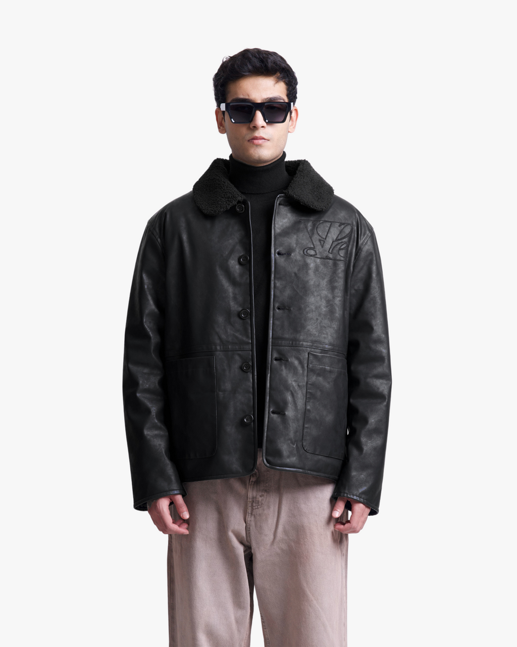 LEATHER REVERSIBLE JACKET