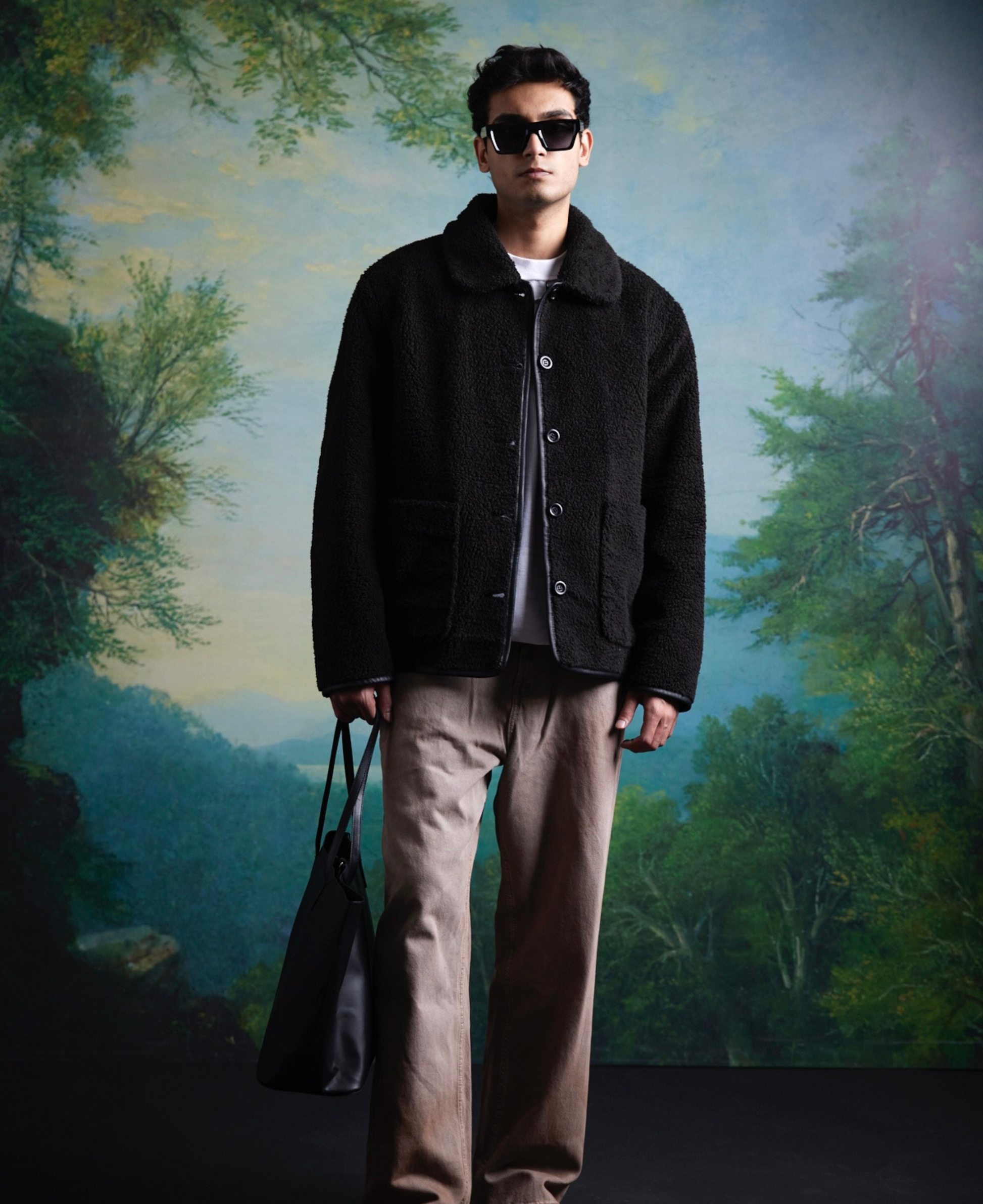 LEATHER REVERSIBLE JACKET