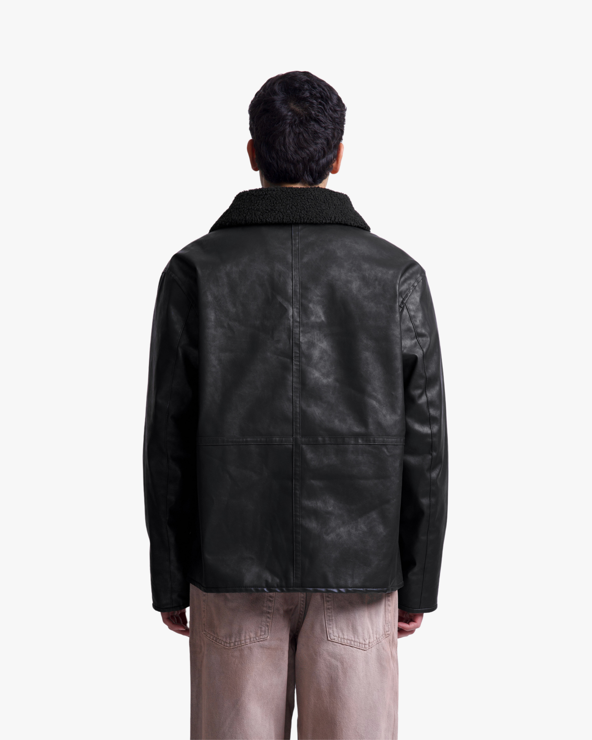 LEATHER REVERSIBLE JACKET