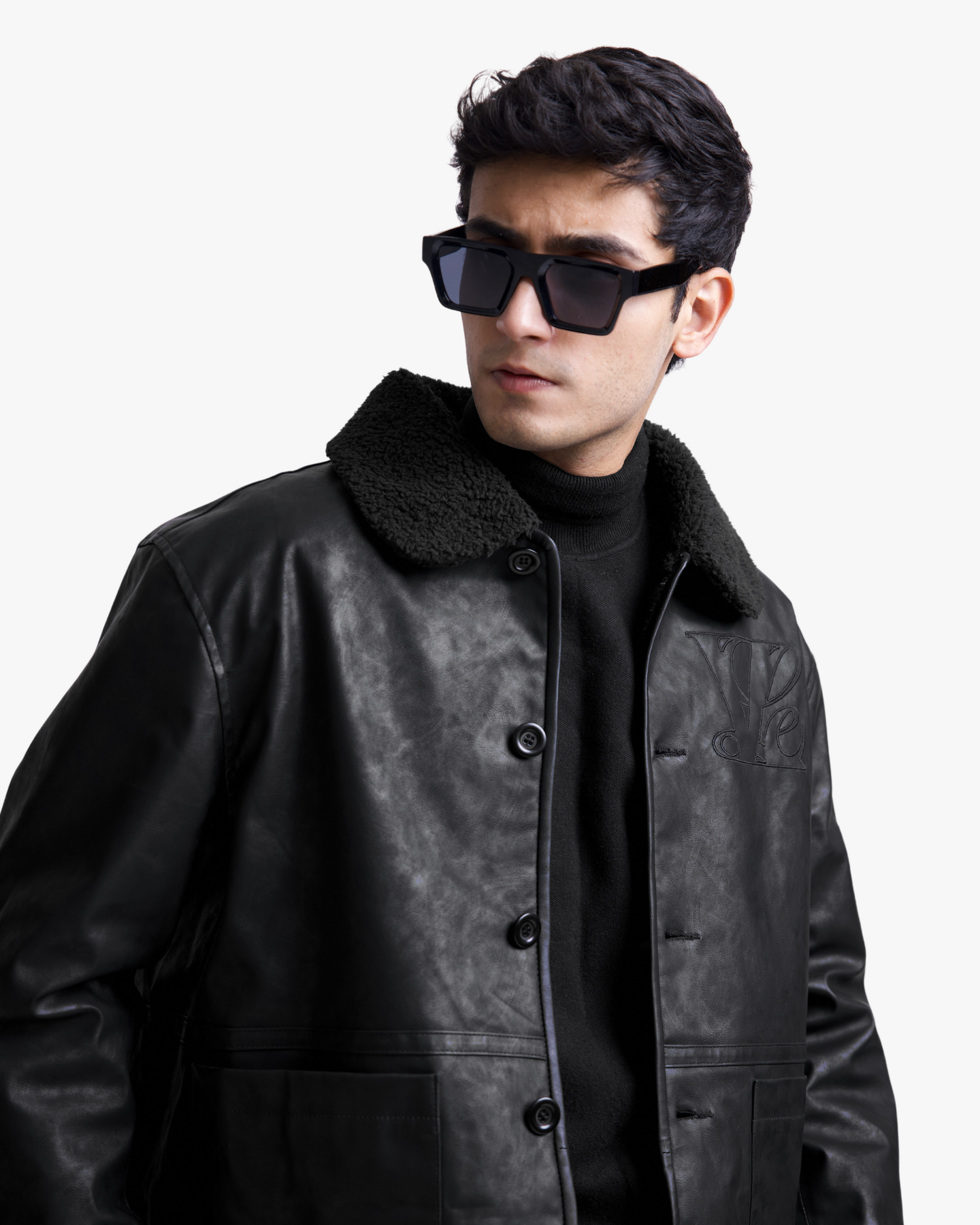 LEATHER REVERSIBLE JACKET