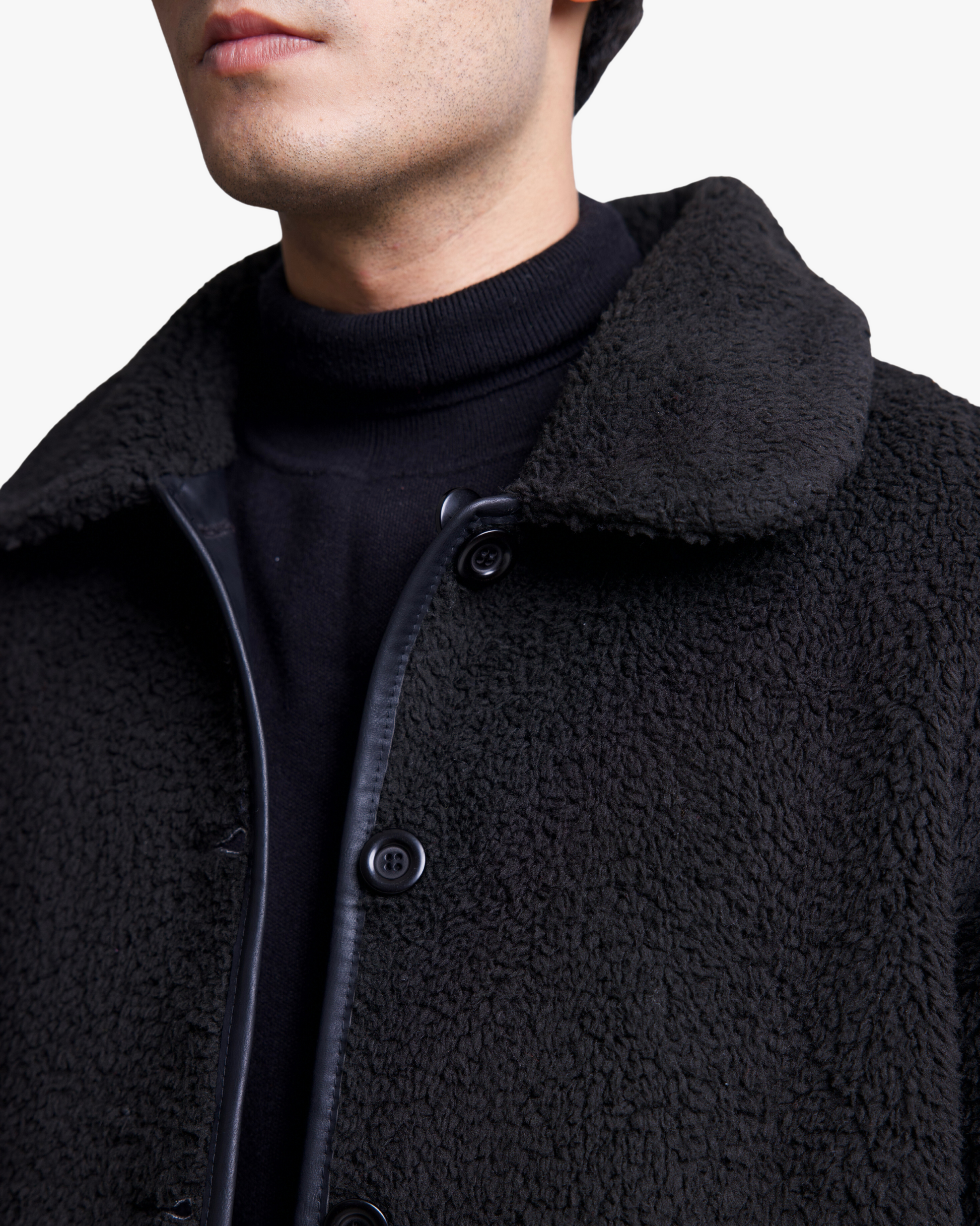 LEATHER REVERSIBLE JACKET