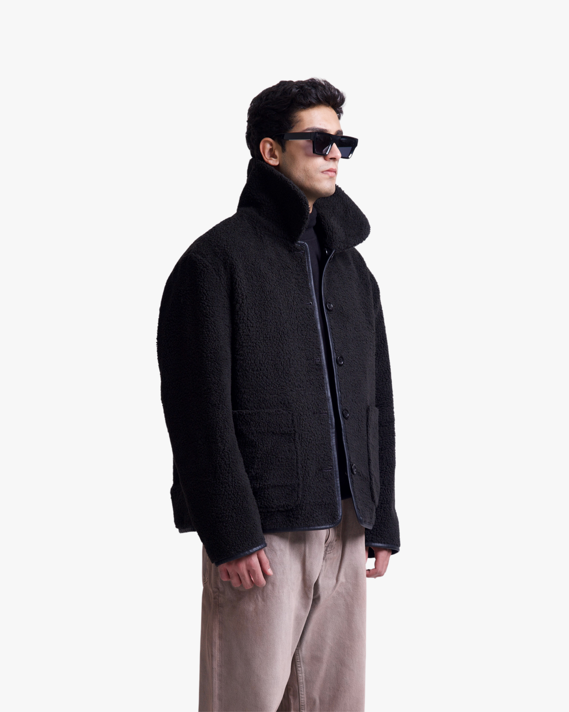 LEATHER REVERSIBLE JACKET