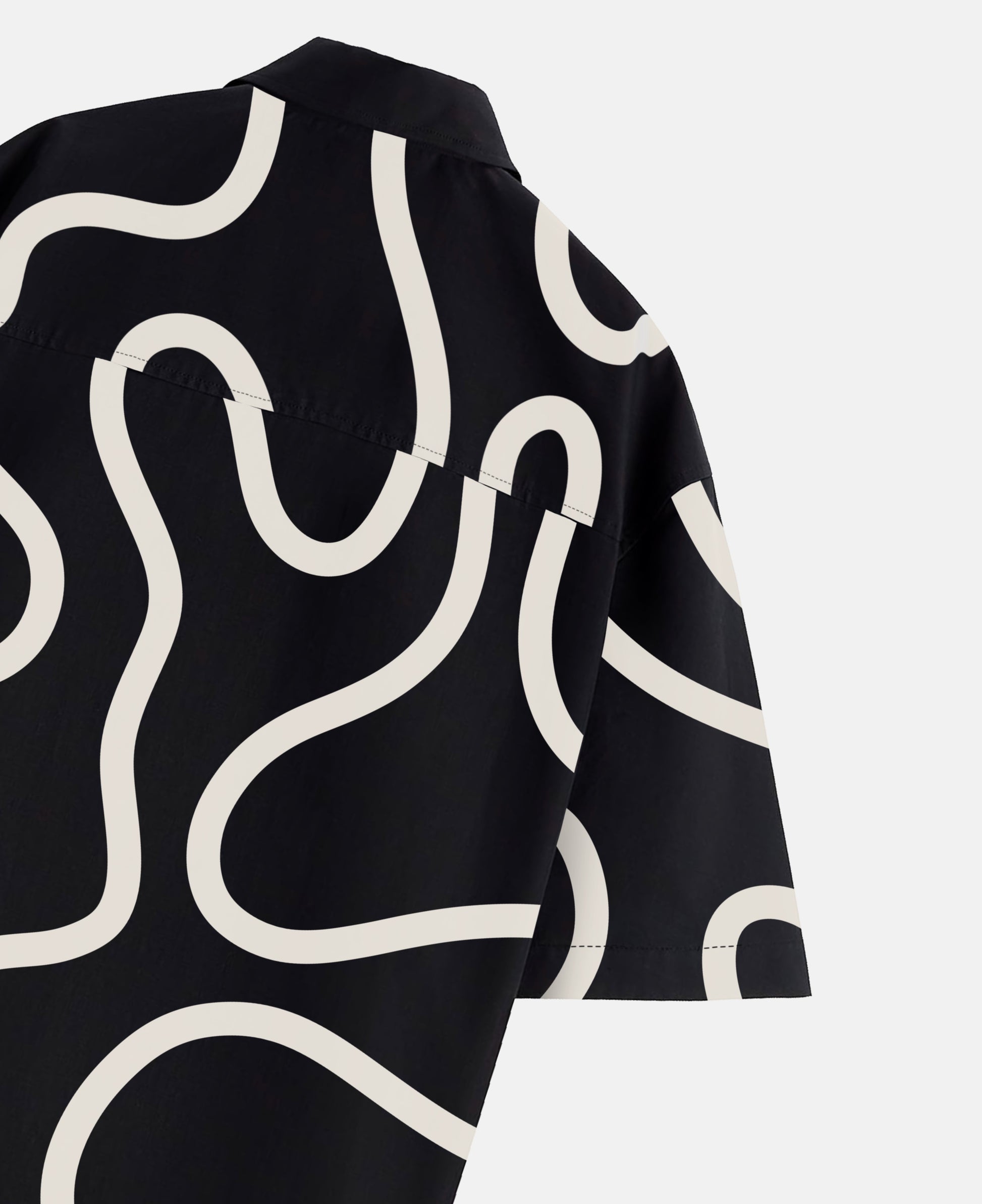 Wavy patterned Relaxed fit Shirt