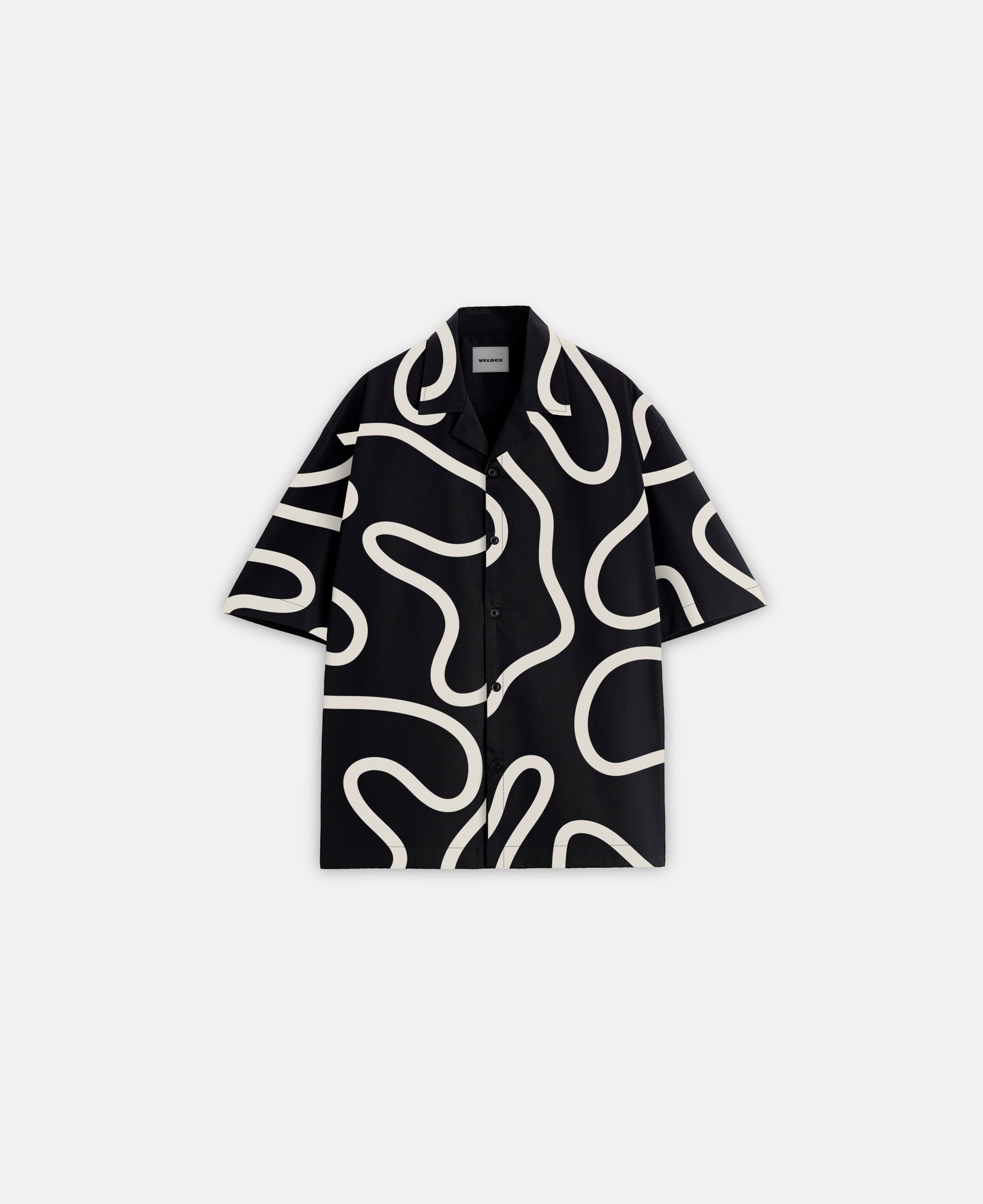 Wavy patterned Relaxed fit Shirt